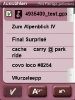 Auflistung von Geocaches aus einem Pocket Query
