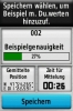 Mitteln eines Wegpunktes