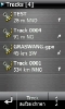Alle gespeicherten Tracks (Medion GoPal S3857)