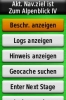 Alle Infos zu einem Geocache in einem Submenü