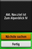 Nach erfolgreicher Suche nächsten Cache auswählen