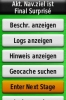 Zwischenstation eines Multicaches eingeben