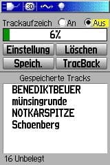 Trackseite