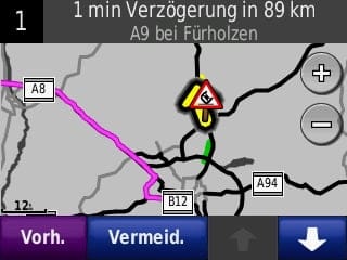 Stau-Info Karte, nüvi 205 T Stau-Info Karte, nüvi 205 T
