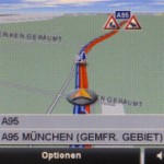 Stauwarnung während der Fahrt