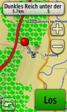 Geocache auf der Karte, Oregon 300
