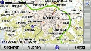 HD-Traffic nach dem Berufsverkehr um 08:30, TomTom GO 940