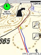 Tracknavigation mit MagicMaps2Go, 3D