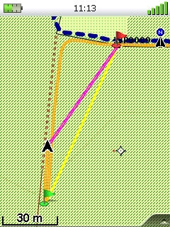 GoTo Navigation mit dem Triton 2000