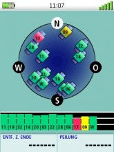 Satellitenseite mit EGNOS-Empfang (