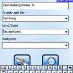 Wayfinder Navigator Suchfunktion