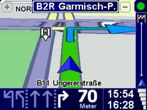 Tagesansicht TomTom ONE IQ Routes Edition