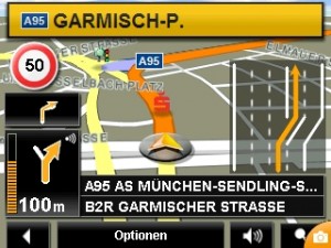 Navigon 2410, Tagbildschirm Navigon 2410, Tagbildschirm