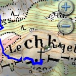 Rasterkarte auf einem Magellan eXplorist 710