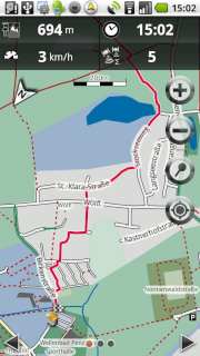 Medion Android App: Automatisches Routing entlang des Wegenetzes Medion Android App: Automatisches Routing entlang des Wegenetzes