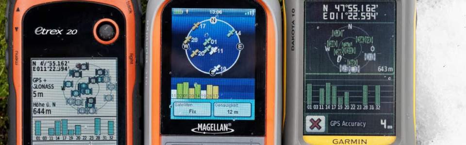 Vergleichstest: Preiswerte Outdoor-GPS-Geräte für Wandern, Fahrrad, Geocaching