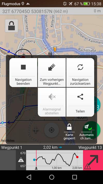 ViewRanger: Navigation mit Routen, Funktionen