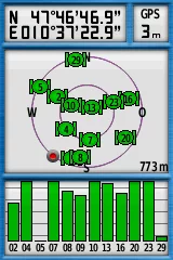 GPSmap 62st: Antenne senkrecht