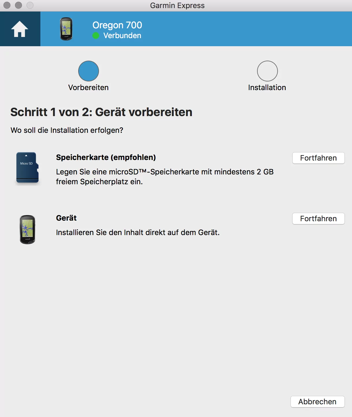Karten für Garmin Outdoor-Geräte, Wearables & Edge Fahrrad-Navis 26 Auswahl Speicherort