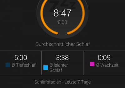 Garmin Connect Mobile: Schlaf