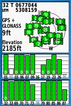 GPSmap 64/64s/64st Menu 1