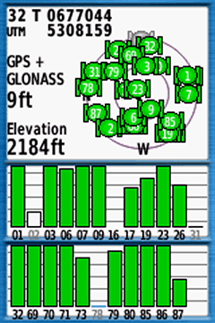 GPSmap 64/64s/64st Menu 1