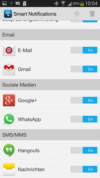 Garmin Smartphone-Link: Einrichten von Smart Notifications (2)