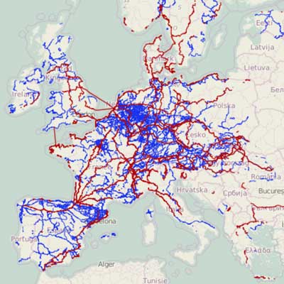 "Waymarked Trails", trail network in Europe