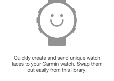 Garmin Face-It: Neues Design erstellen