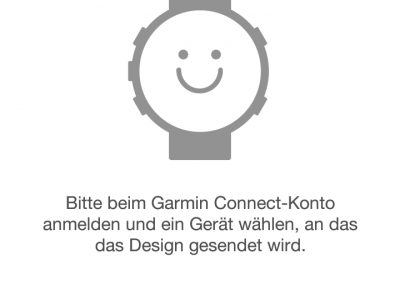 Garmin Face-It: Garmin Connect Anmeldung
