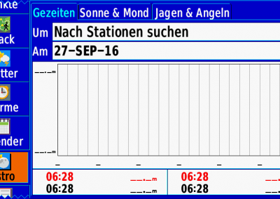Garmin GPSMAP 276Cx: Kalender