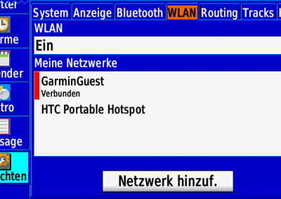 GPSmap 276Cx: WLAN Einstellungen