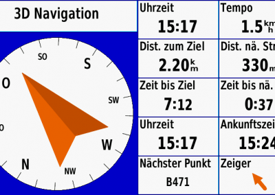 Garmin GPSMAP 276Cx: Kompass