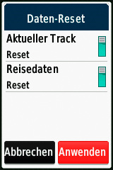 Daten Reset