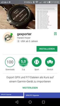 gexporter für Android