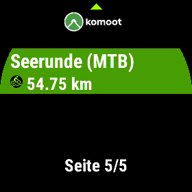 komoot & Garmin - komoot Touren übertragen & mit einem Garmin Gerät navigieren! 5 komoot auf der fenix 6