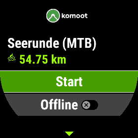 komoot & Garmin - komoot Touren übertragen & mit einem Garmin Gerät navigieren! 6 komoot auf der fenix 6
