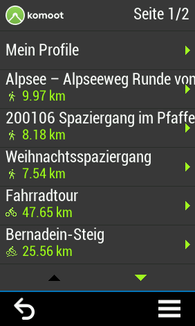 komoot & Garmin - komoot Touren übertragen & mit einem Garmin Gerät navigieren! 16 komoot auf dem Edge 1030
