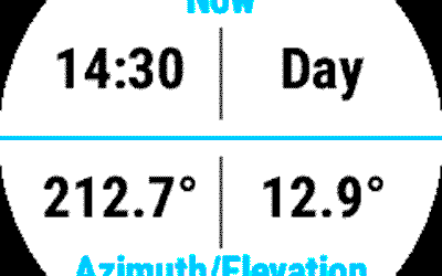 SunAlmanac - Ein neuer Garmin fenix 5 / 5X Widget 2 fenix 5X SunAlmanac 5