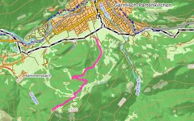 OpenFietsMap mit schattierten Relief