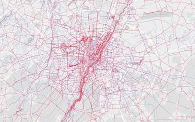 Strava Heatmap, Region München