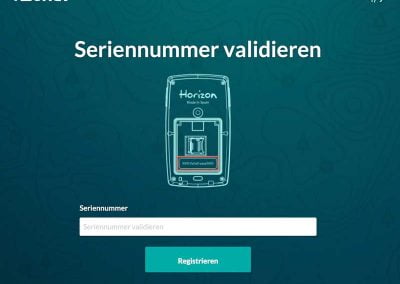 SeeMe, Seriennummer des GPS-Geräts eingeben