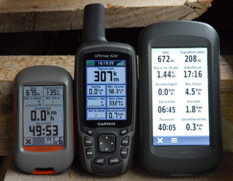 Dakota 20, GPSmap 62st, Montana 650t: maximale Hintergrundbeleuchtung