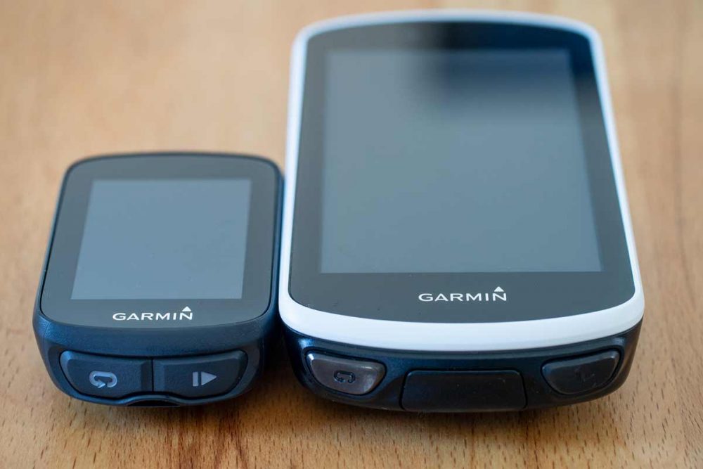 Garmin Edge 130 vs. Garmin Edge 1030, Front