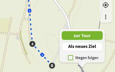 komoot - Off-Grid-Route