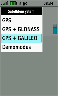 GPSMAP 66s: Satelliten