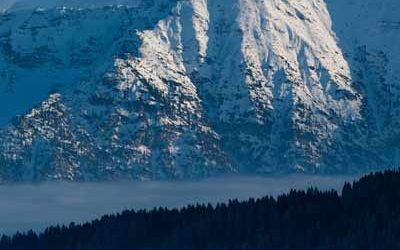 Garmin Instinct, Skitouren, Schneeschuhtouren