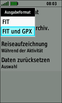 Trackformate GPSMAP 66s/st
