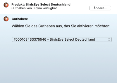 Aktivieren des Guthabens