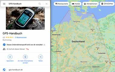 GPS-Handbuch.de in Google My Business